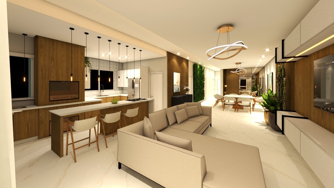 Residencial Veneza, área interna (5 de 10)